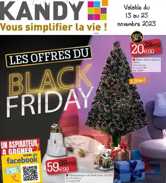 Kandy Téléphérique de Noël avec 16 LED offre