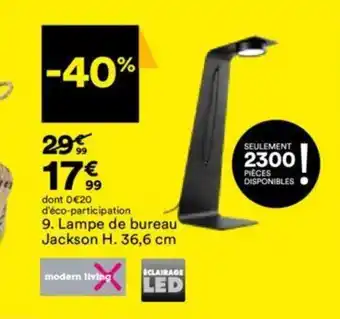 9. Lampe de bureau Jackson