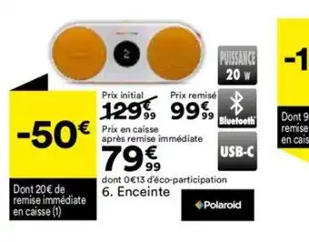 BUT 6. Enceinte offre