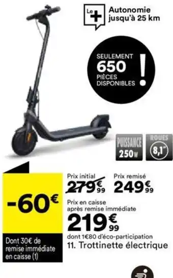 BUT Trottinette électrique offre