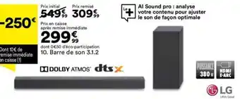 BUT Barre de son offre