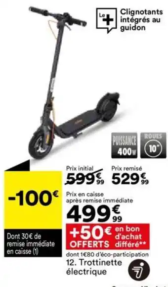 BUT Trottinette electrique offre