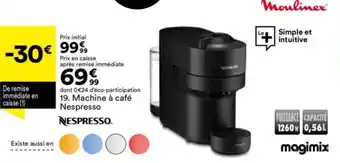 BUT Machine à café Nespresso NESPRESSO offre