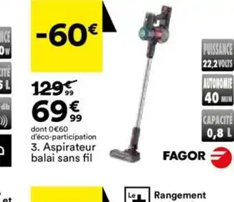 BUT Aspirateur balai sans fil offre