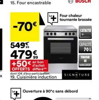 BUT Cuisinière induction offre