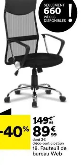 BUT Fauteuil de bureau Web offre