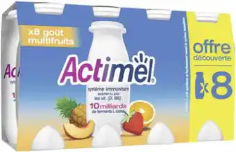 Géant Casino Actimel goût multifruits offre