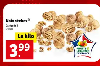 Lidl Noix sèches Catégorie 1 offre