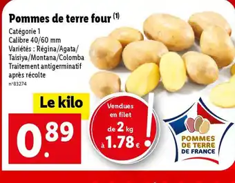 Lidl Pommes de terre four offre