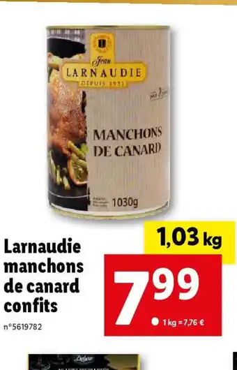 Larnaudie manchons de canard