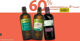 Auchan Bon plan sur la gamme Carapelli offre