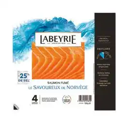 Auchan SAUMON FUMÉ DE NORVÈGE offre