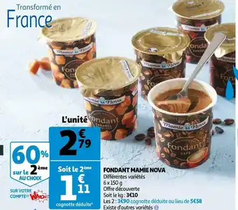 Auchan FONDANT offre