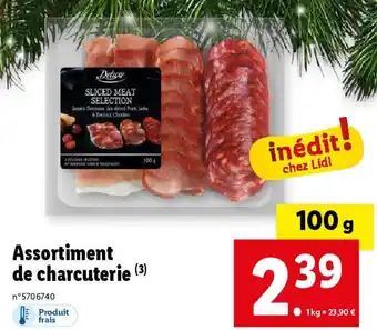 Lidl Assortiment de charcuterie offre