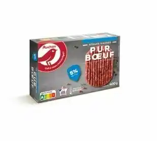 Auchan STEAKS HACHÉS offre