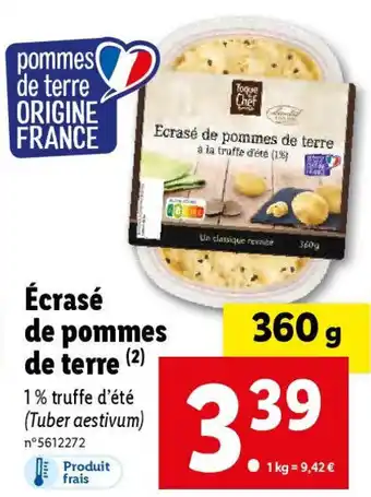 Lidl Écrasé de pommes de terre offre