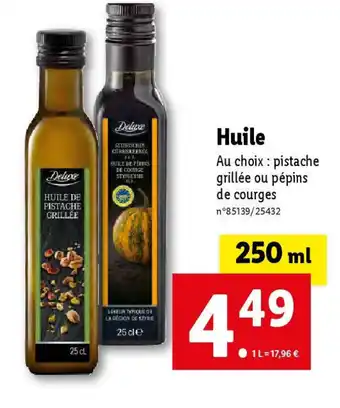 Lidl Huile offre