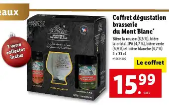 Lidl Coffret dégustation brasserie du Mont Blanc* offre