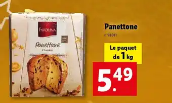 Lidl Panettone offre