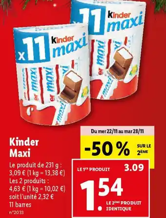 Kinder Maxi