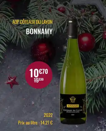 Nicolas Bonnamy aop côteaux du layon offre