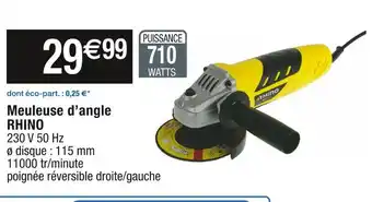 Cora x Carrefour Rhino meuleuse d’angle offre