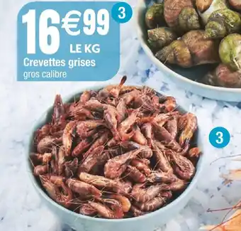 Cora x Carrefour Crevettes grises offre