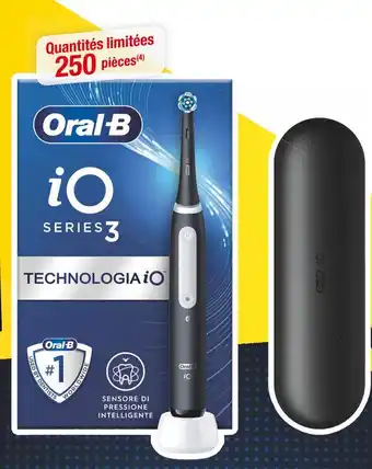 Cora x Carrefour Oral-b brosse à dents io3 noire + étui de voyage offre