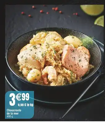 Cora x Carrefour Choucroute de la mer offre