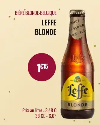 Nicolas Leffe bière blonde-belgique offre