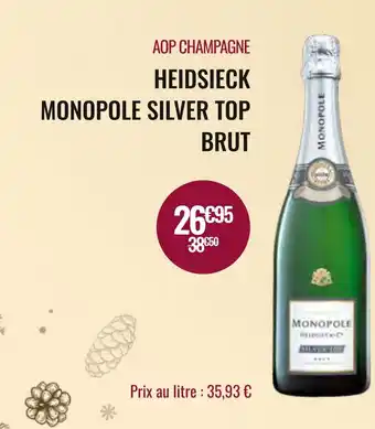 Nicolas Heidsieck monopole aop champagne silver top brut offre