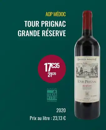 Nicolas Tour prignac aop médoc grande réserve offre