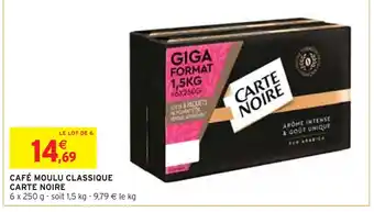 Intermarché Carte noire café moulu classique offre