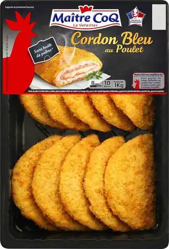 Match Maitre coq cordon bleu de poulet offre