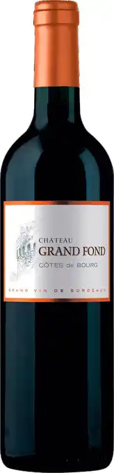 Match Château grand fond côtes de bourg aop offre