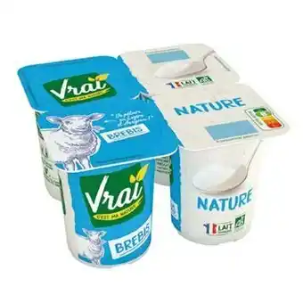 Auchan YAOURT AU LAIT DE BREBIS BIO offre