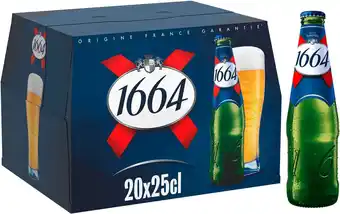 Match 1664 bière blonde offre