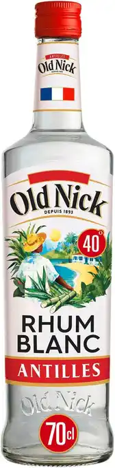 Match Old nick rhum traditionnel des antilles offre