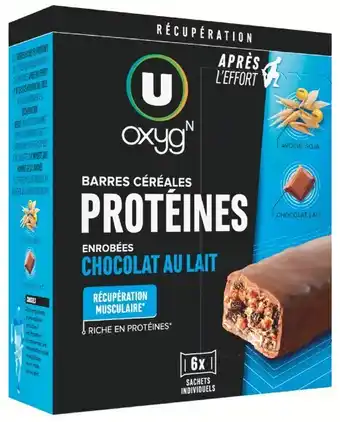 U Express BARRES PROTEINEES CHOCOLAT offre