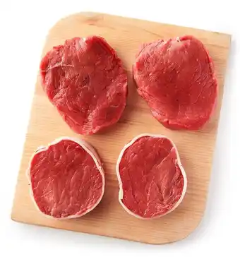 Match Viande bovine : pavé *** ou tournedos*** rumsteck offre