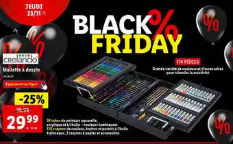 Lidl Mallette à dessin offre
