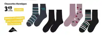 Lidl Chaussettes thermiques offre