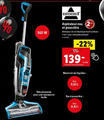 Lidl Aspirateur eau et poussière offre