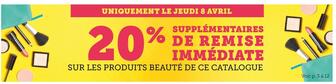 U Express BON PLAN SUR LES PRODUITS BEAUTÉ DE CE CATALOGUE offre