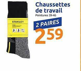 Action Chaussettes De Travail offre