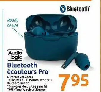 Action Bluetooth écouteurs Pro Audio Logic offre