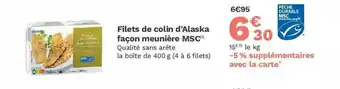 Picard Filets De Colin D'alaska Façon Meunière Msc offre