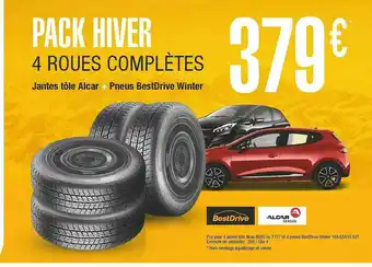 Pack Hiver 4 Roues Complètes