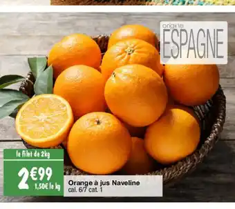 Migros Orange à jus Naveline offre