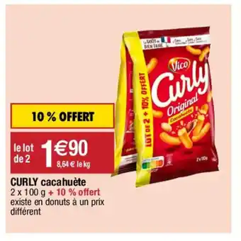 Migros CURLY cacahuète offre
